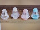 Salt and Pepper Mini Shakers Plastic Crystal Like Look - white (12 pcs)