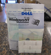 Microsoft Windows NT Workstation 4.0 - CD  Floppy - New Sealed - JD526