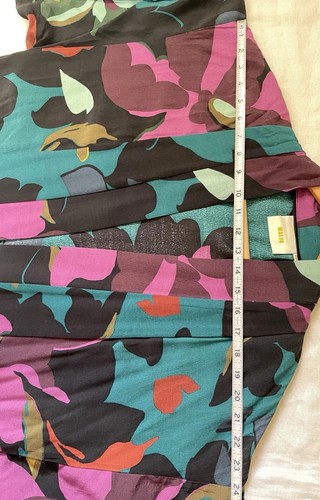 anthropologie Maeve Floral Long Kimono Boho Oversized Women Size XS/S Multicolor - Picture 7 of 12