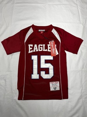 Headgear Classics Eagles Allen #15 Youth Football Jersey XS Red Short Sleeve 