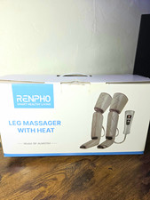 RENPHO Heated Air Compression Leg  Foot Massager Gray RP-ALM070H