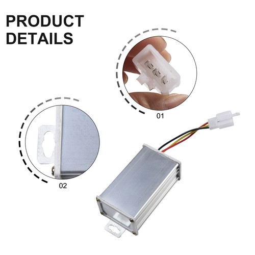 1 Pcs DC 36V-72V To DC 12V/10A Transformer Converter Adapter For Electric Bike - Afbeelding 7 van 17