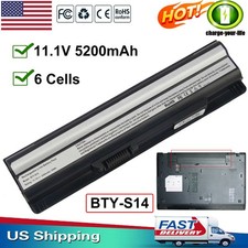 11.1V BTY-S14 Battery For MSI GE60 GE70 CR41 CR61 CX41 CX61 CR70 Series BTY-S15