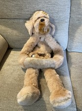 Vintage Furryland Crafts Dog Ventriloquist Full Arm Puppet Plush Soft Toy