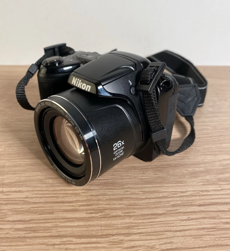 Nikon Coolpix L330 20.2MP Digital Bridge Camera 26x Optical Zoom Black - Tested — 第 3/4 张图片