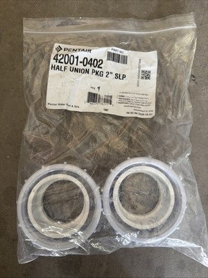 PENTAIR 42001-0402 HALF UNION PKG 2'' SLP, OEM, NEW, FREE SHIPPING 