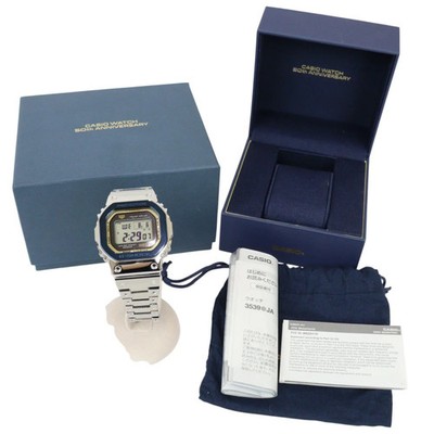 Casio G-Shock 50Th Ltd Gmw-B5000Ss-2Jr Bluetooth Solar SS Lcd Dial 43.4mm Rank A