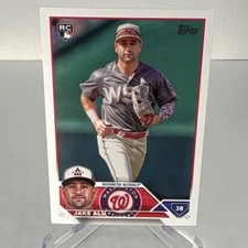 Topps 2023 Update Series Jake Alu Washington Nationals Baseball Rookie #US25