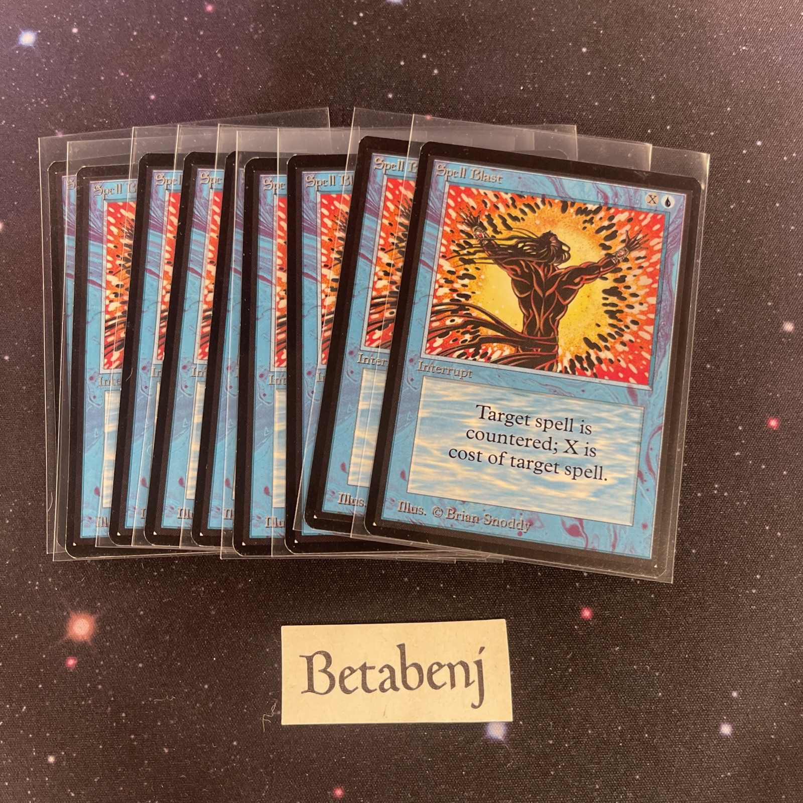 1x MTG Beta Spell Blast from Estate Collection