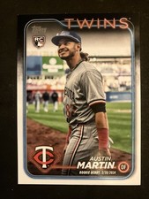 2024 Topps Update Series #US114 Austin Martin RC Minnesota Twins