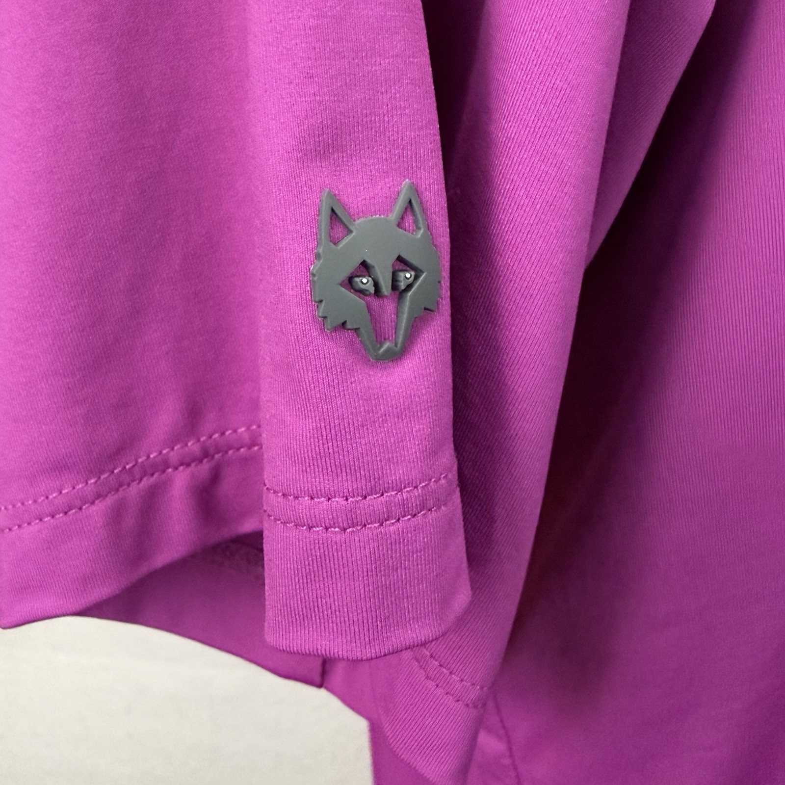 Greyson Solid Purple Performance Golf Polo Shirt … - image 12