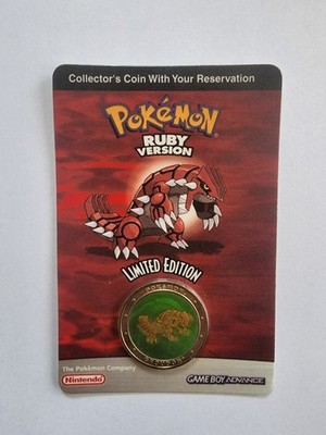 Pokemon Ruby Version Limited Edition Coin