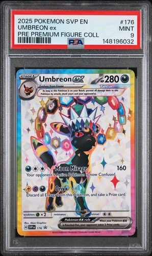 2025 POKEMON SVP PROMO PREMIUM FIGURE COLLECTION #176 UMBREON EX PSA 9
