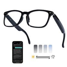 AI Smart Glasses, 164 Language Translation Glasses, Bluetooth Glasses with Sp...