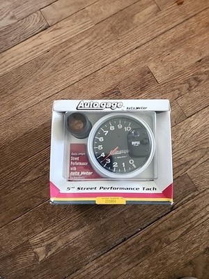 Auto Meter 233911 5'' Pedestal Mount Tachometer Gauge 0-10,000 RPM - OPEN BOX