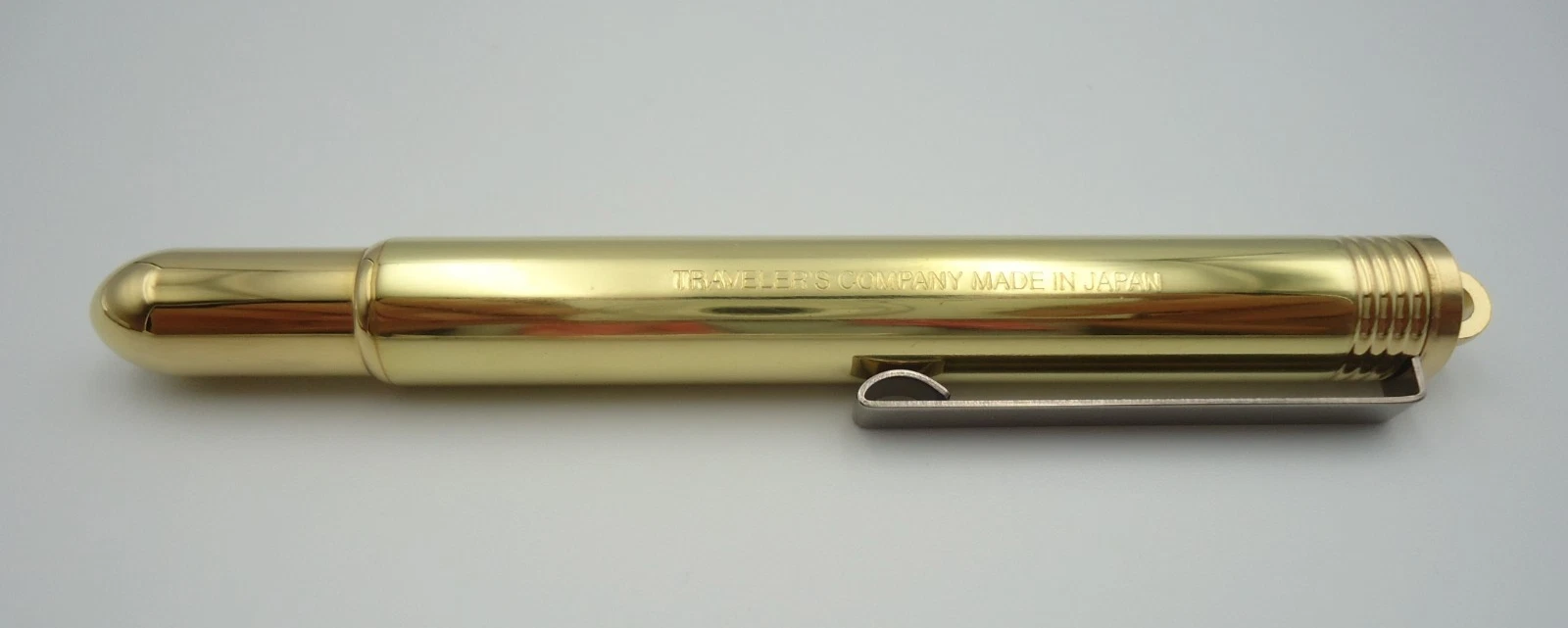 TRAVELER'S COMPANY Solid Brass Fountain Pen Fine Nib Made in Japan New image 7