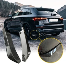 Carbon Fiber Bumper Rear Style Canard Splitter Valence Diffuser Spoiler Lip