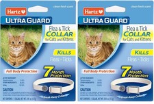 Hartz UltraGuard Pro Flea Tick Collar for Cats Kittens 7 Month Pack of 2