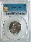 1964 Washington Quarter PCGS PR67