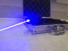 450nm Blue Handheld Laser Guaranteed Power Reading Case Goggles Ships USA