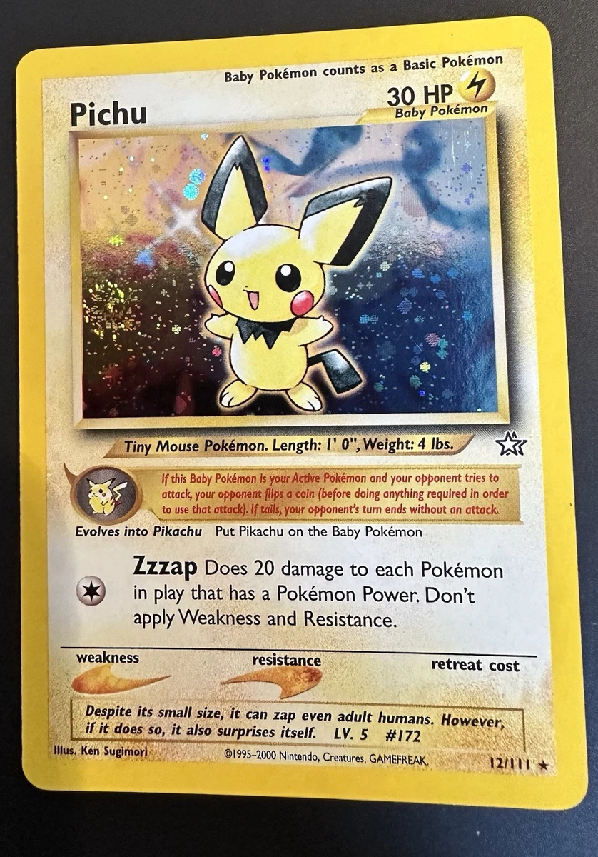 Pichu Pokemon Card for sale | eBay UK
