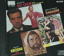 DO CHOR / SAMADHI / KRODHI CD R.D. Burman / Laxmikant Pyarelal * BOLLYWOOD HINDI