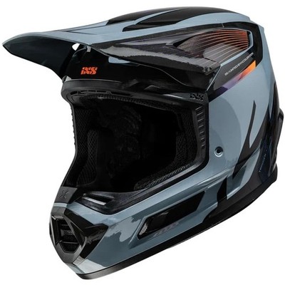 IXS Motocross-Helm Trigger MX 1.0 Graphic MIPS Grau/Schwarz