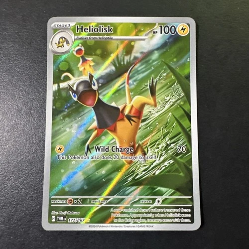 Heliolisk 177/167 Illustration Rare Twilight Masquerade Pokemon Near Mint NM