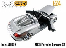 DUBCITY 1/24 2005 Porsche Carrera GT Silver Diecast Model Car