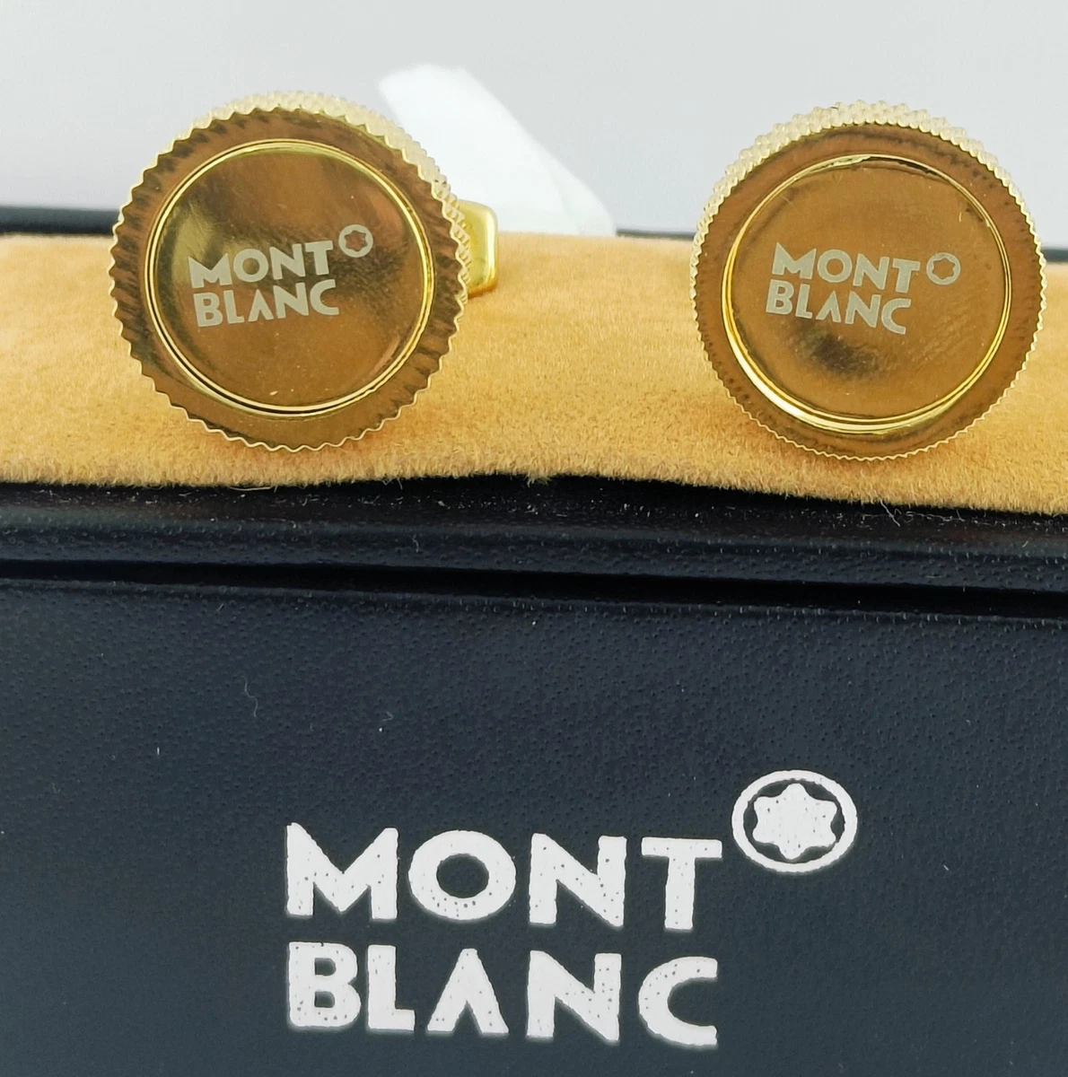 Montblanc Gold Cufflinks for Men for sale - eBay