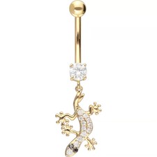 PIERCINGLINE  Bauchnabelpiercing 18K Gold Ban...