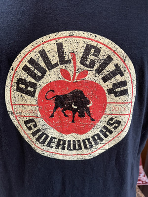 Bull City Ciderworks T-Shirt Black XL Great Cider No Bull
