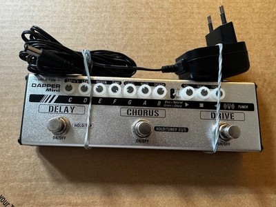 Valeton Dapper Mini Multieffekt: Delay / Chorus / Drive mit Netzteil