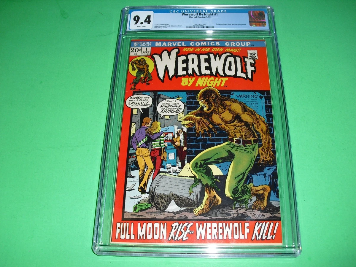 Werewolf by Night Certified Guaranty Company (CGC) Comics, Graphic