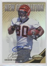 2012 Certified New Generation Mirror Gold Signatures 5/25 Orson Charles Auto 2u6