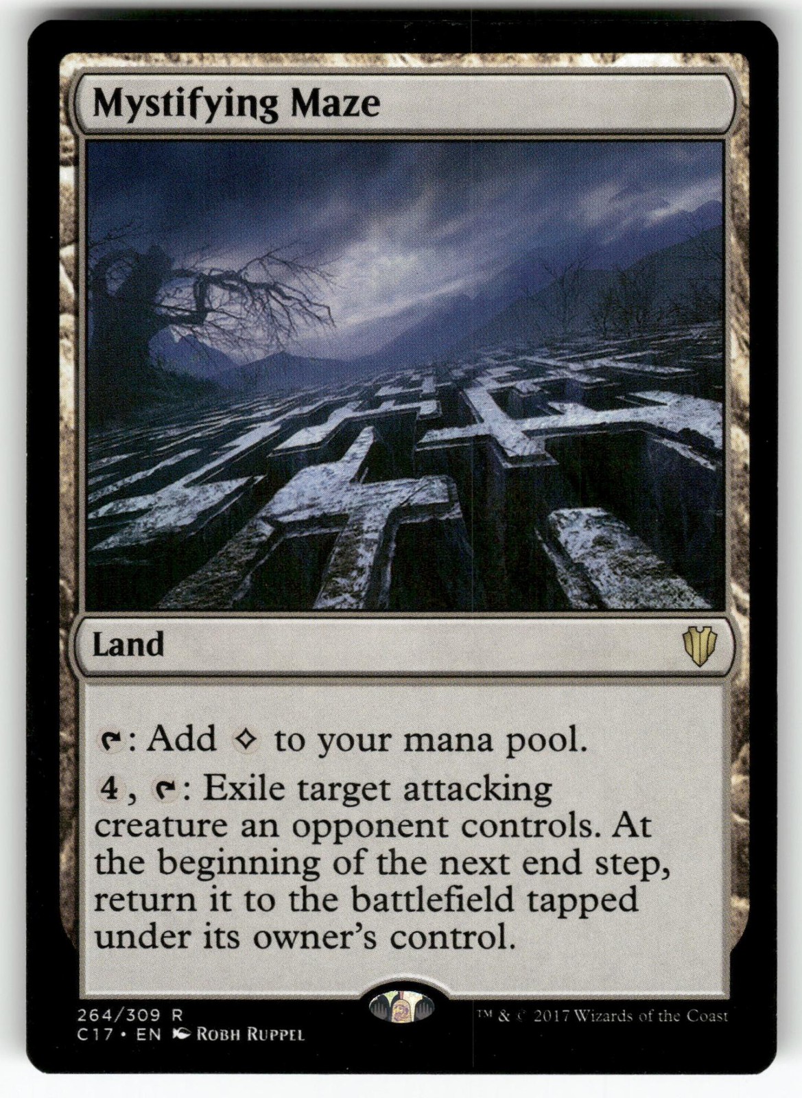 Mystifying Maze 264 Rare Commander 2017 Magic: The Gathering Near Mint