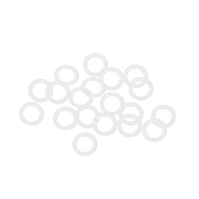 Silicone O-Rings 9.5mm OD, 6.5mm ID, 1.5mm Width, Seal Gasket White 20Pcs #zb