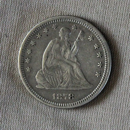 1878-P Seated Liberty Quarter (25c) - Higher Quality Coin!