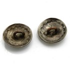 Southwest Sterling Turquoise Hand Stamped Motif Button Covers Lot of 27 #S5591-1 — photo 7