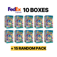 FEDEX Korean Pokemon Scarlet Battle Partners SEALED 10 Booster Box plus 15 pack