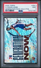 2025 TOPPS GENERATION NOW GN-3 VJ EDGECOMBE HOLO FOIL rookie psa 9