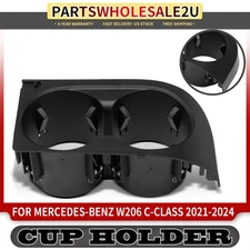 Front Center Side Console Cup Holder Insert for Mercedes-Benz W206 C-Class 21-24
