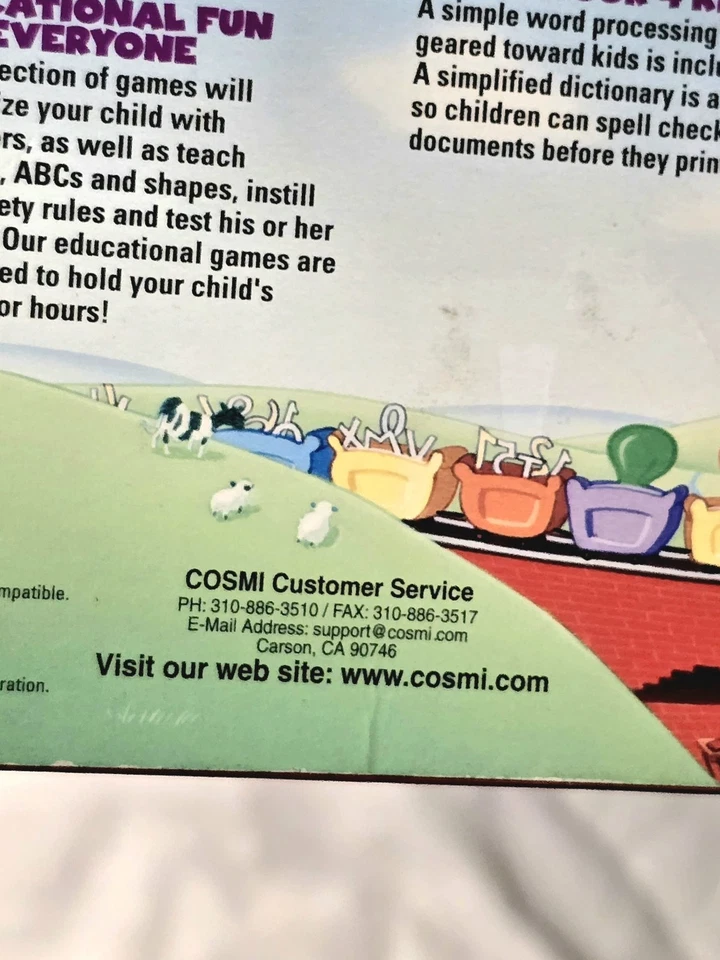 Top 30 Games 4 Kids PC CD-ROM Cosmi Kid-Safe Educational Fun Win 98/XP 2001 - Image 3 of 4