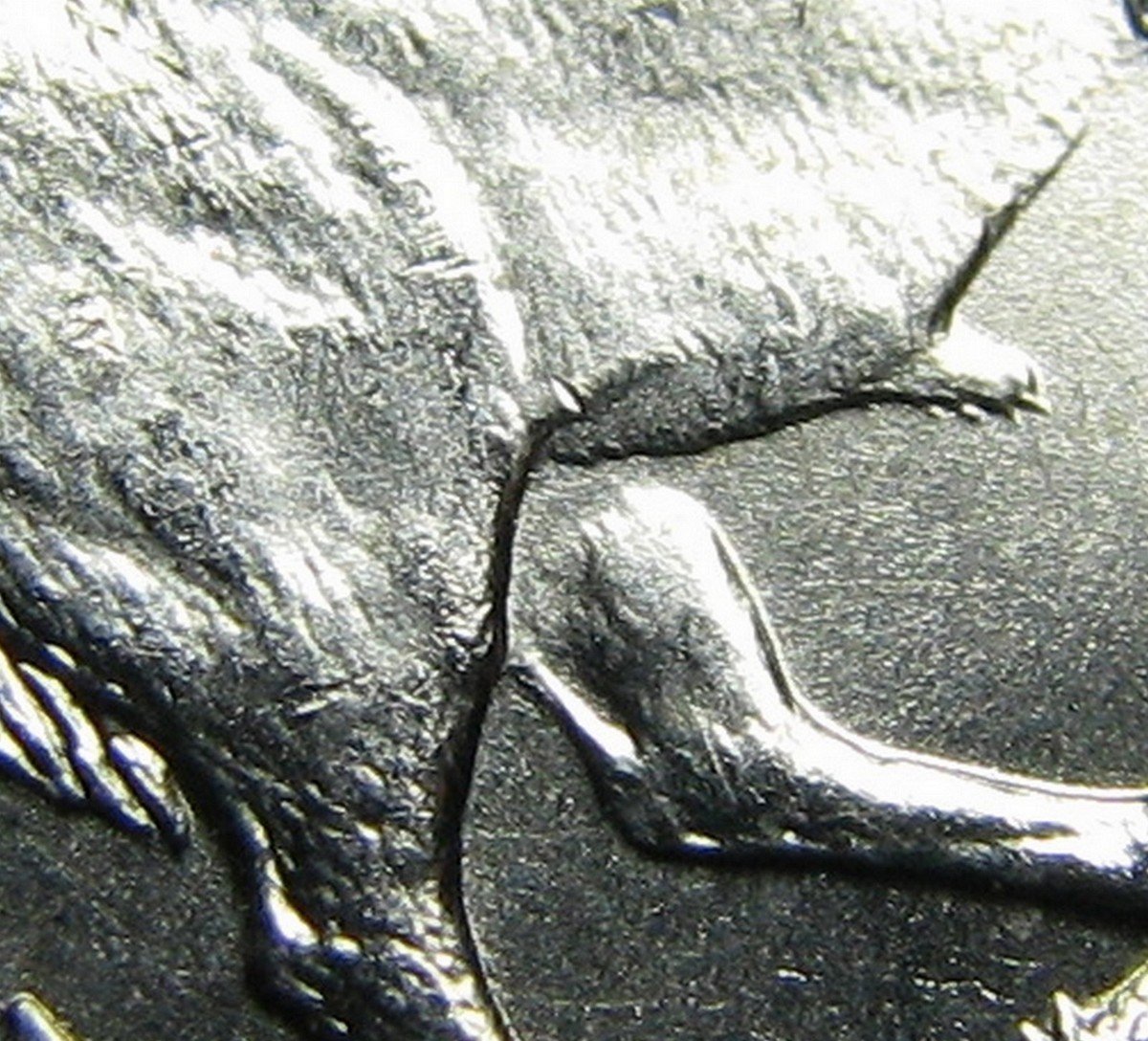 ERROR 2005-P Bison * Detached Leg * Jeff Nickel - 5c-Straight from