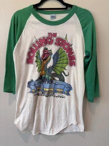 The Rolling Stones North American Tour Shirt Vintage, S 1980s vintage concert t-shirt, vintage, single stitch, B+ condition