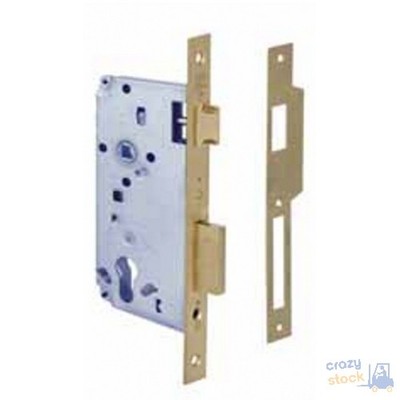 Cisa Einsteckschloss Für Profilzylinder Quadro 5C110.50.0 Grau Stahl