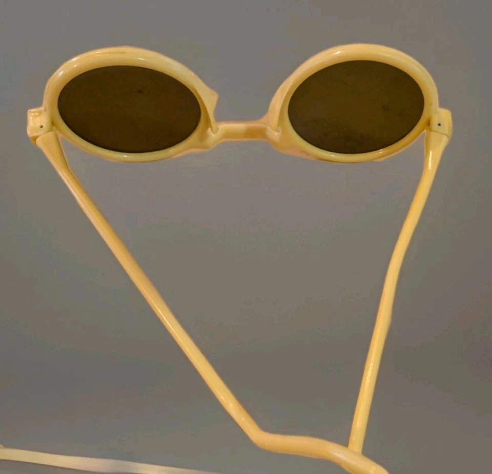 Gafas de sol antiguas eduardianas victorianas francesas marfil celuloide infantil Foto 2 de 3