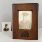 WW1 1916 Groningen Internment RNVR Naval Officer Photo Frame Dutch Royal Navy (M
