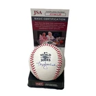 Reggie Jackson Signed 2022 World Series MLB Baseball JSA COA  Houston Astros