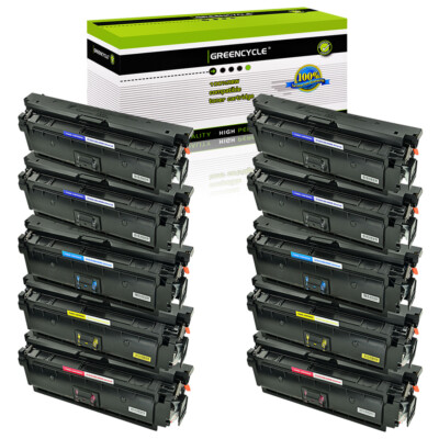 10× CF360X CMYK Color Toner Set fit for HP 508X Enterprise MFP M577Z M577f M577c